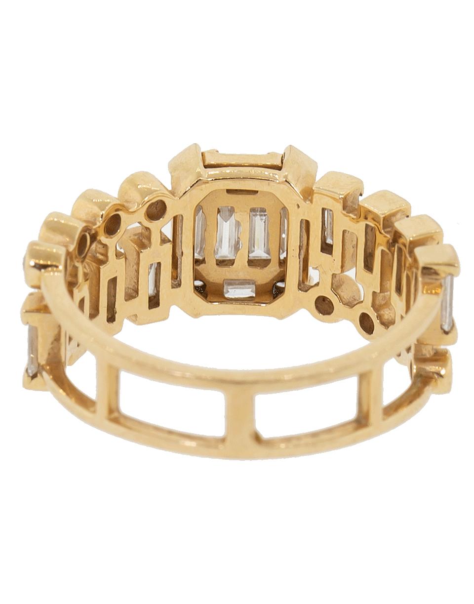 SHAY JEWELRY-Illusion Center Dot-Dash Ring-ROSE GOLD