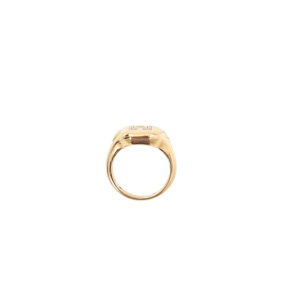 SHAY JEWELRY-Initial Pinky Ring-YELLOW GOLD