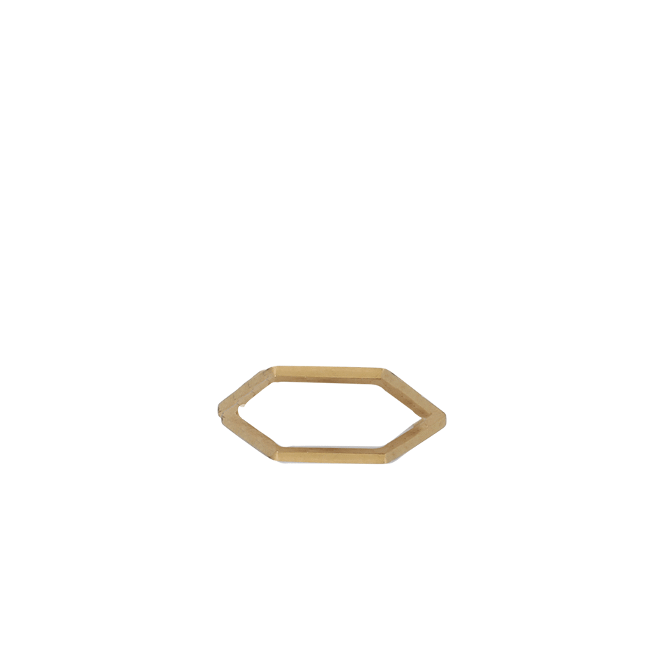 SHAY JEWELRY-Hexagon Ring-YELLOW GOLD