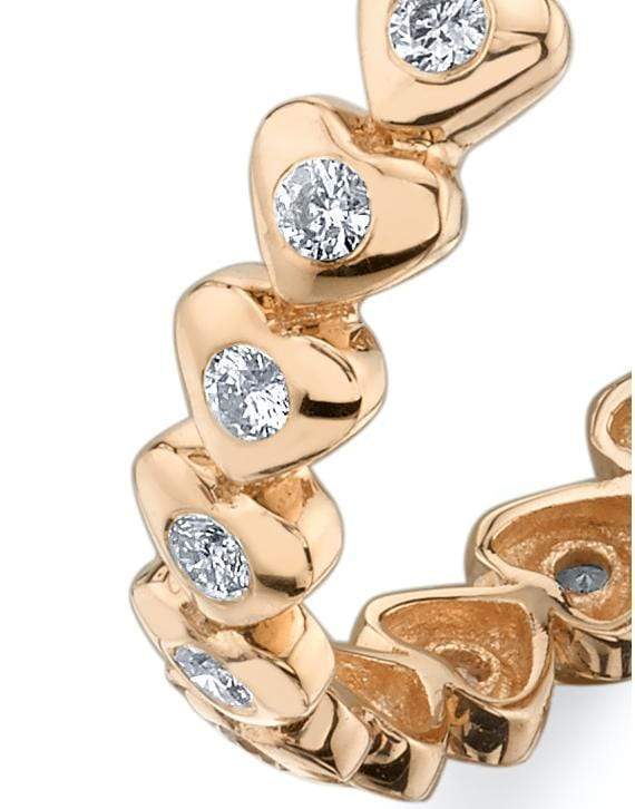 SHAY JEWELRY-Diamond Heart Eternity Ring-
