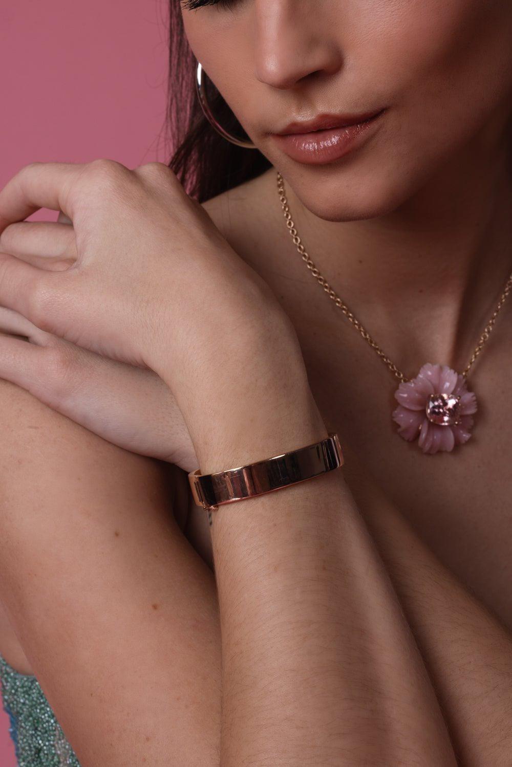 SIDNEY GARBER-Ivy Bangle-ROSE GOLD