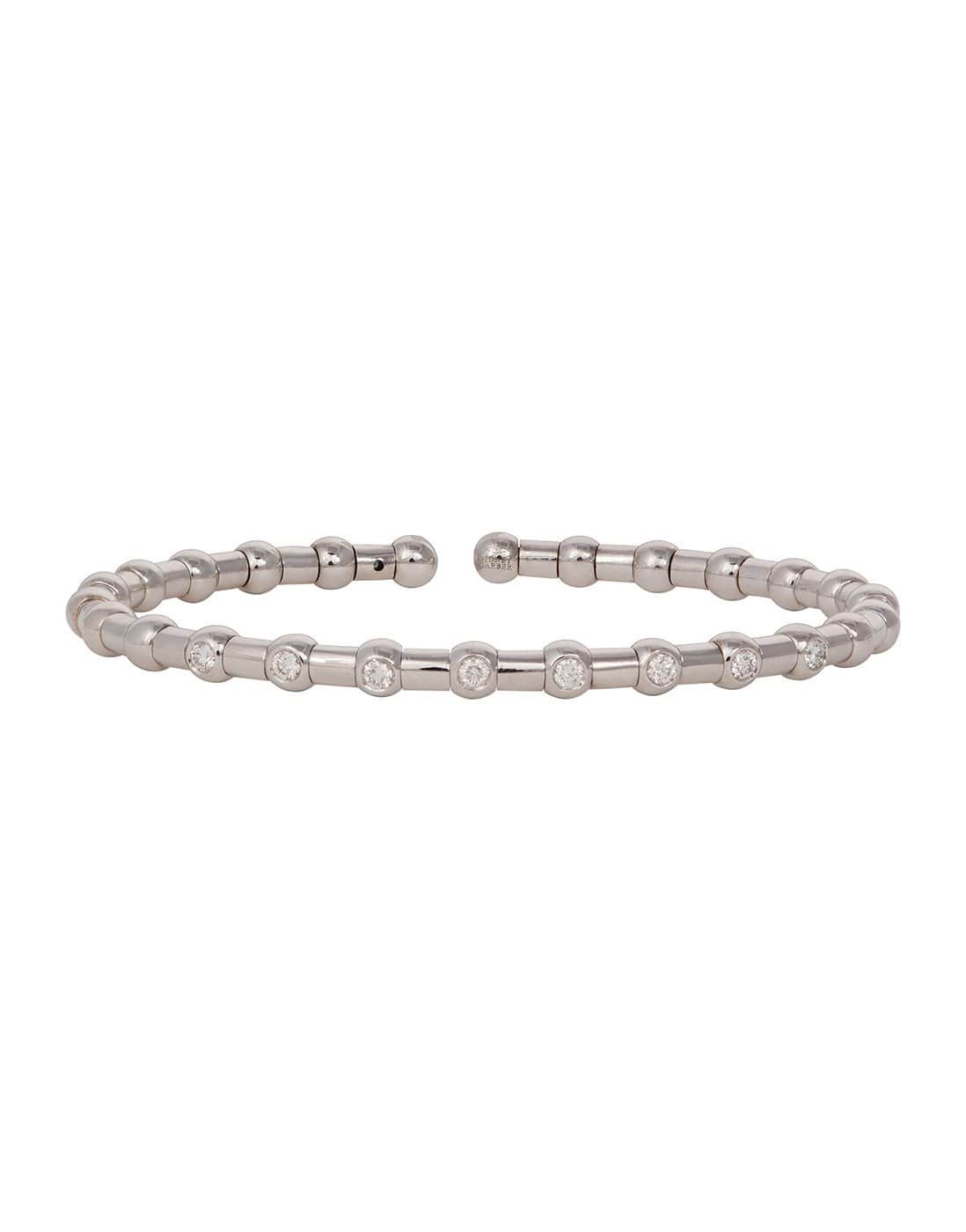 SIDNEY GARBER-White Gold Holly Bracelet-WHITE GOLD