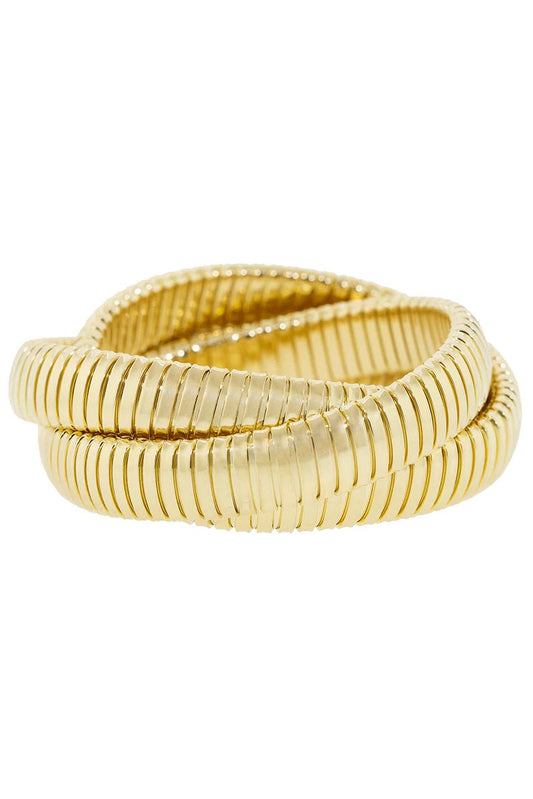 12mm Rolling Bracelet - 18cm-YELLOW GOLD-JEWELRYFINE JEWELBRACELET O-SIDNEY GARBER