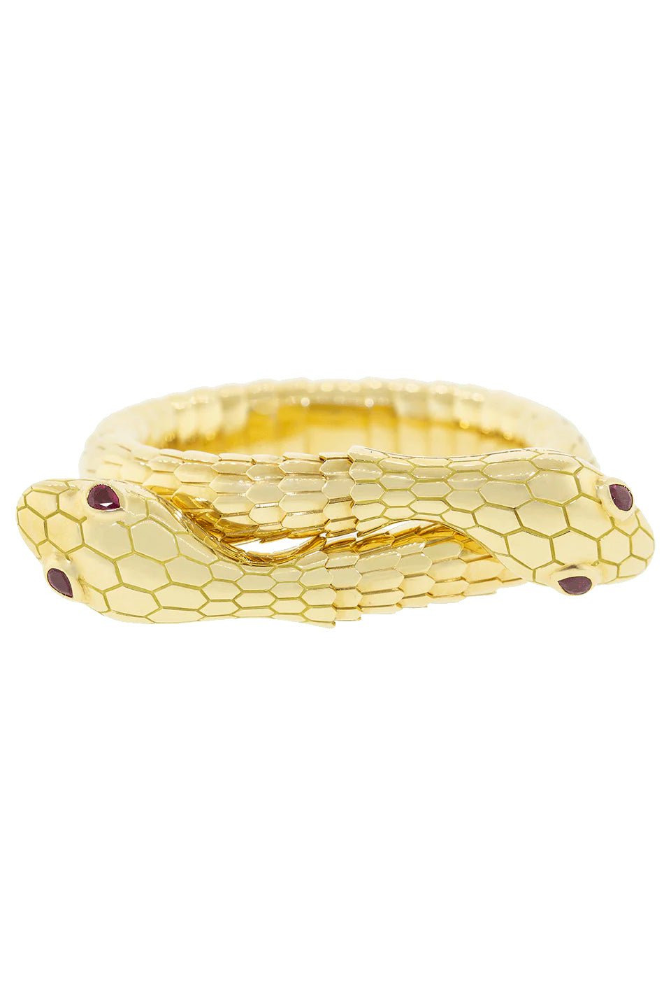 SIDNEY GARBER-Il Serpente Wrap Bracelet-YELLOW GOLD