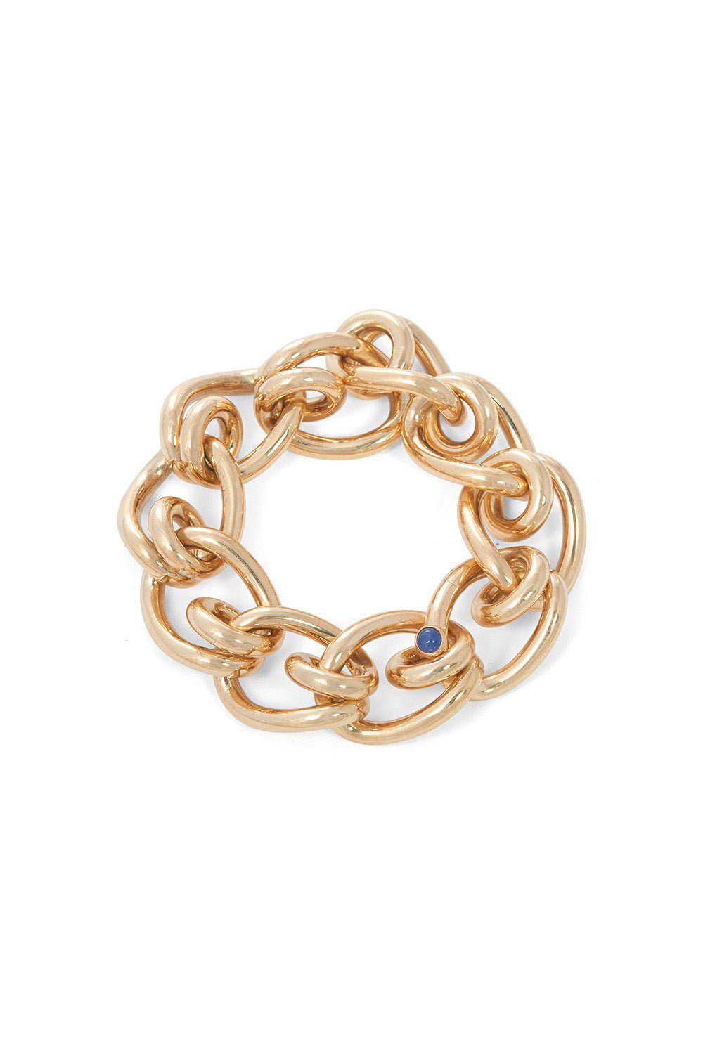 SIDNEY GARBER-Loop Link Bracelet - 16cm - Yellow Gold-YELLOW GOLD