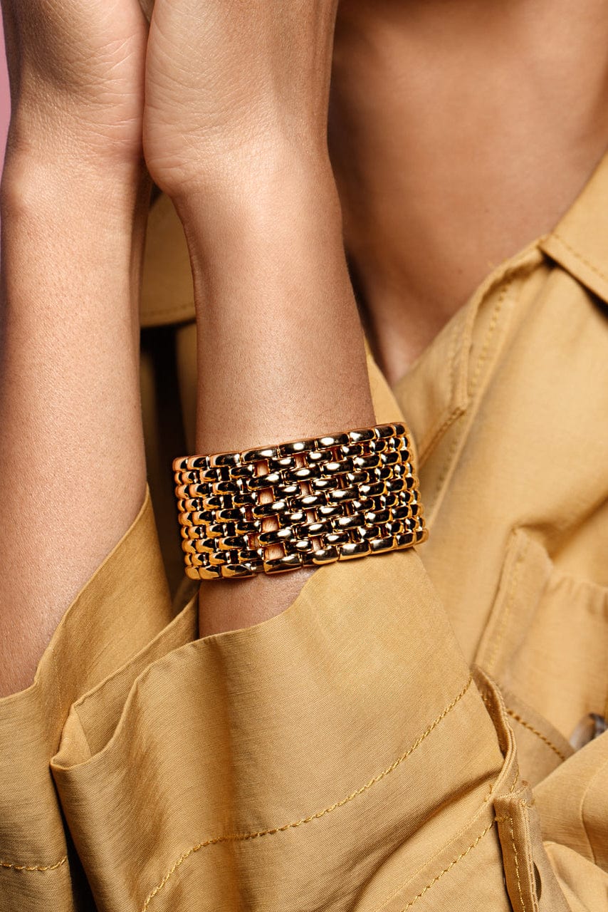 SIDNEY GARBER-Mosaic Bracelet-YELLOW GOLD