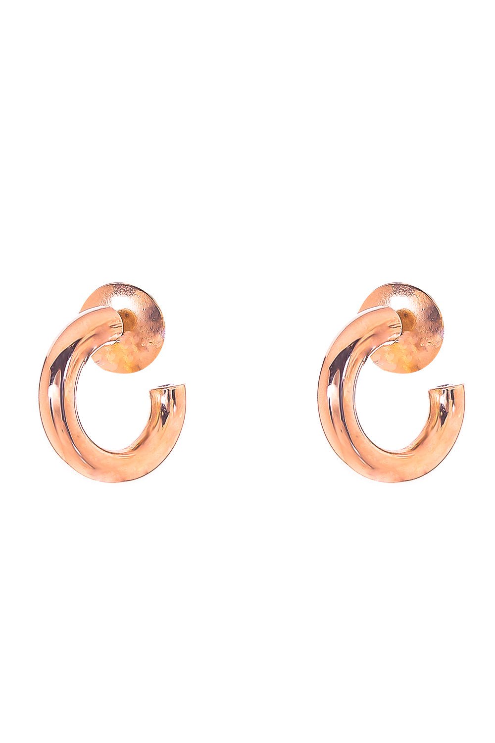 SIDNEY GARBER-Mallory Hoop Earrings - 1.8cm-ROSE GOLD