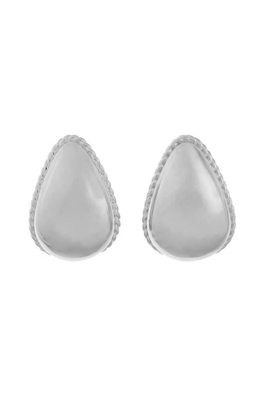 SIDNEY GARBER-Anjou Dome Earrings - White Gold-WHITE GOLD