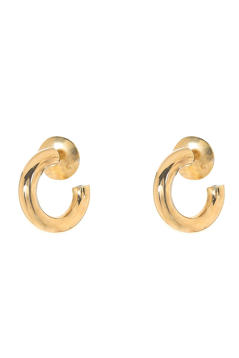 SIDNEY GARBER-Mallory Hoop Earrings - 1.8cm-YELLOW GOLD