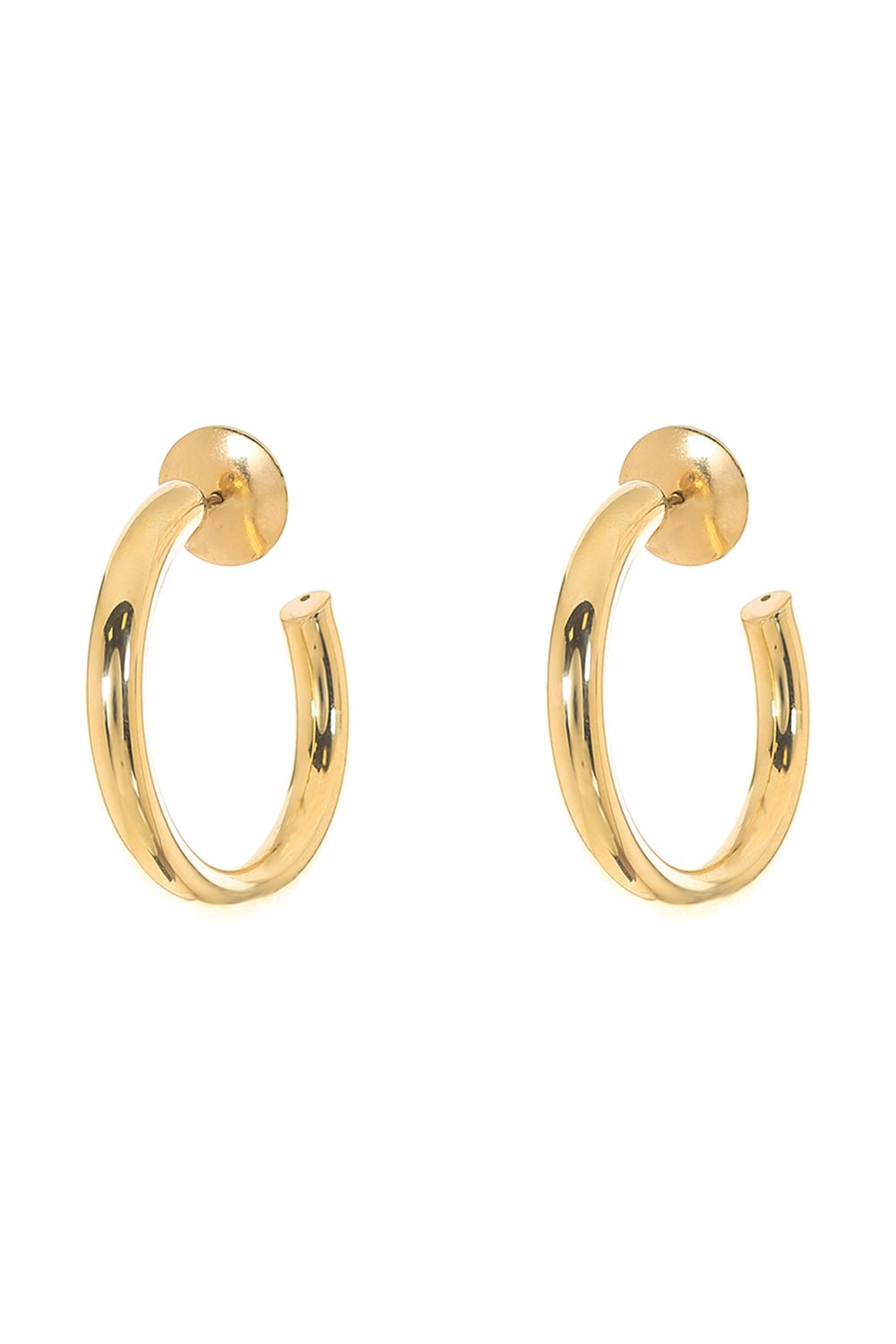 SIDNEY GARBER-Mallory Hoop Earrings - 2.9cm-YELLOW GOLD