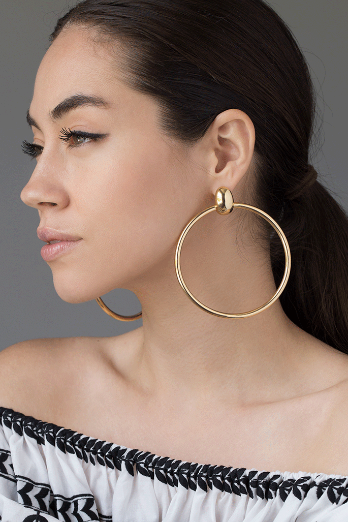 SIDNEY GARBER-Naples Earrings-YELLOW GOLD