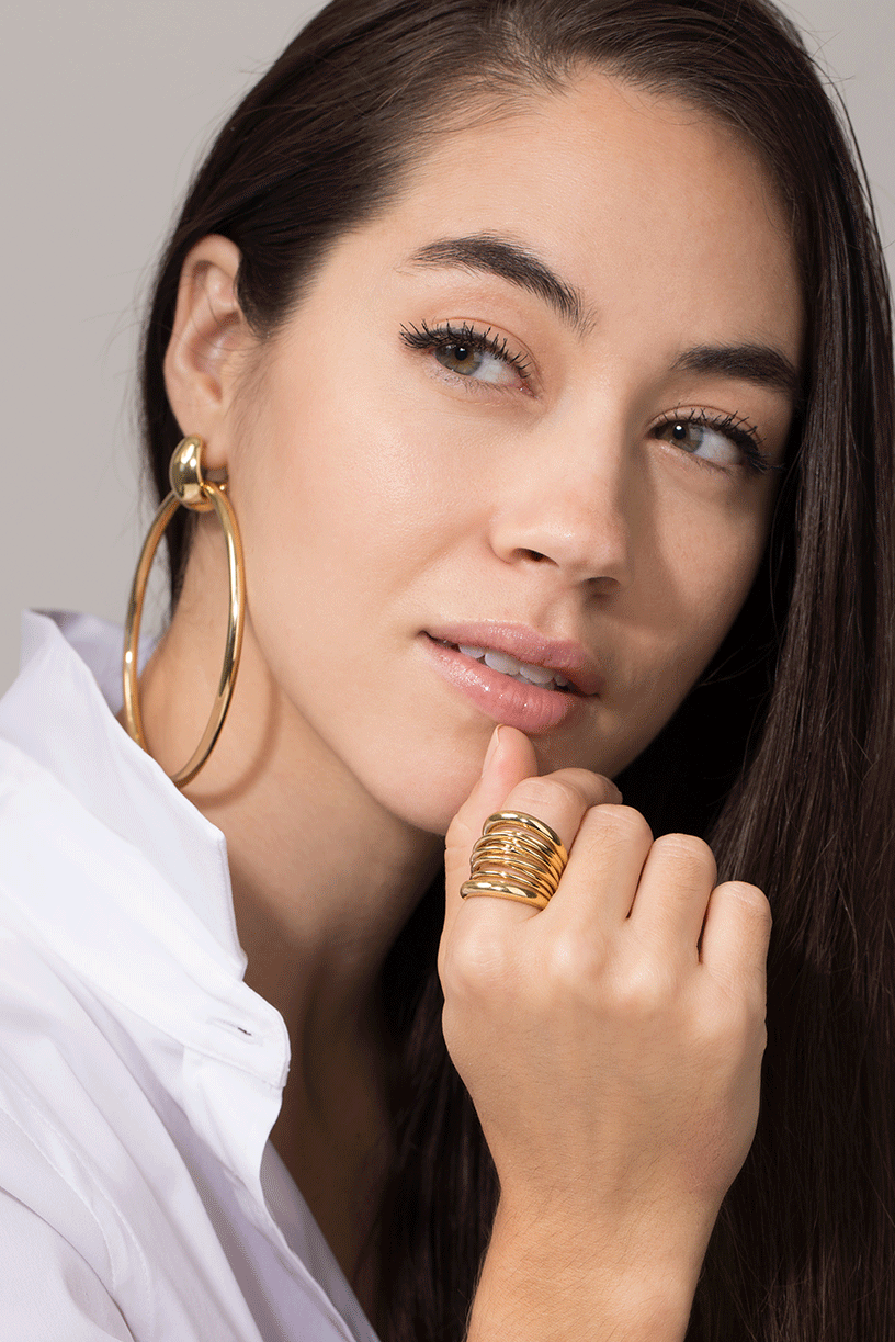 SIDNEY GARBER-Naples Earrings-YELLOW GOLD