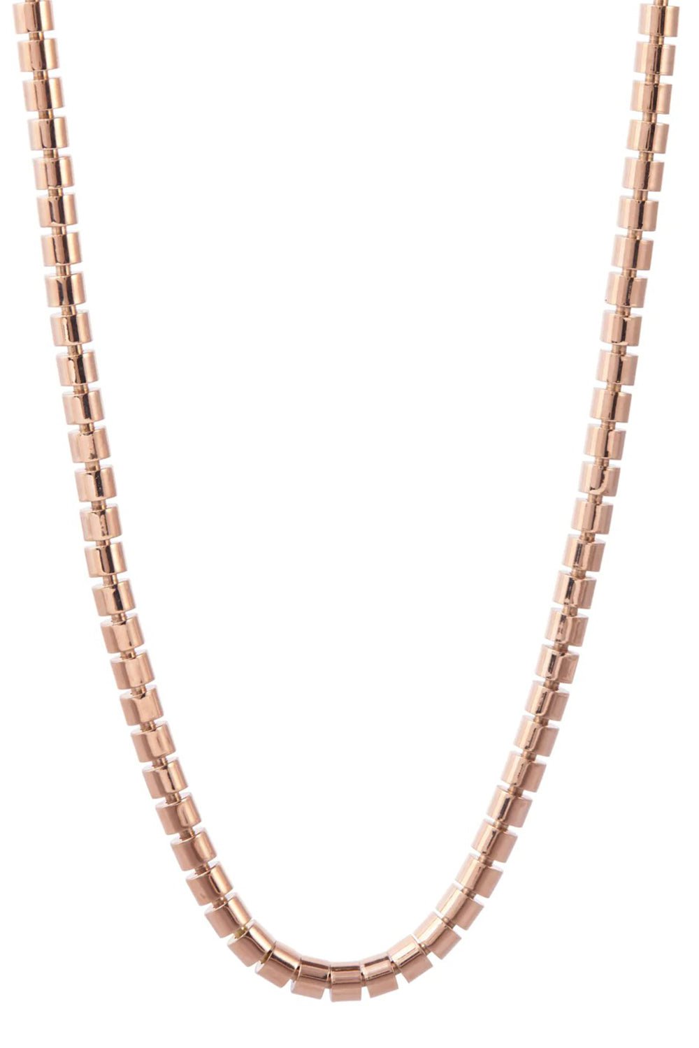 SIDNEY GARBER-Short Skinny Ophelia Necklace-ROSE GOLD