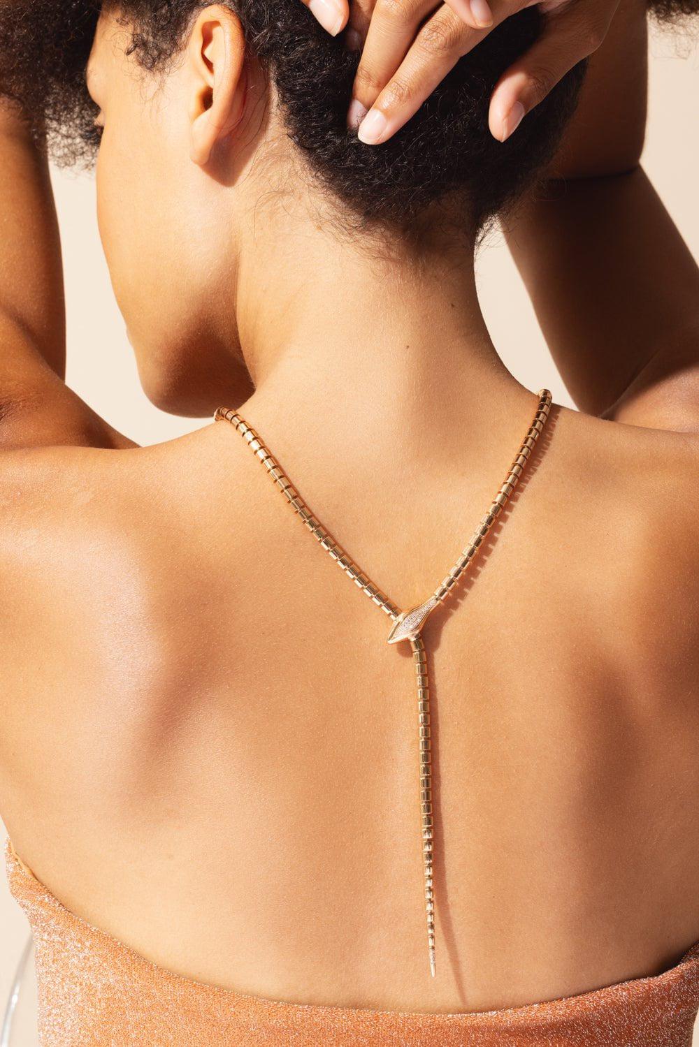 Wrap Around Snake Lariat | SIDNEY GARBER – Marissa Collections