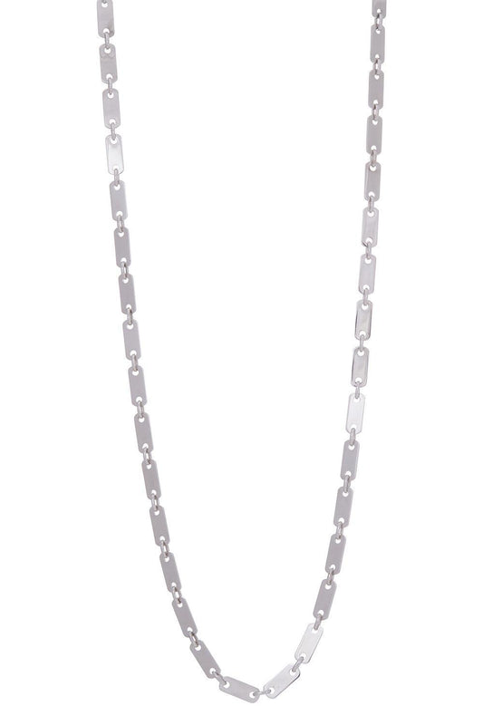 Tab Chain - 27in-WHITE GOLD-JEWELRYFINE JEWELNECKLACE O-SIDNEY GARBER