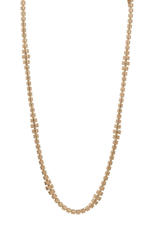 Mini Hourglass Necklace-YELLOW GOLD-16-JEWELRYFINE JEWELNECKLACE O-SIDNEY GARBER