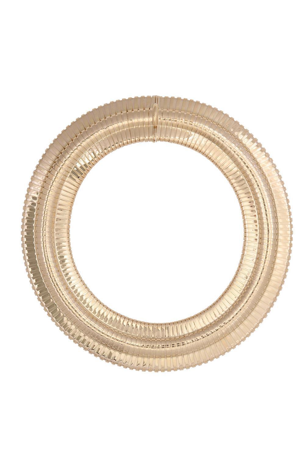  Vintage Tubogas Necklace-YELLOW GOLD-16-JEWELRYFINE JEWELNECKLACE O-SIDNEY GARBER 