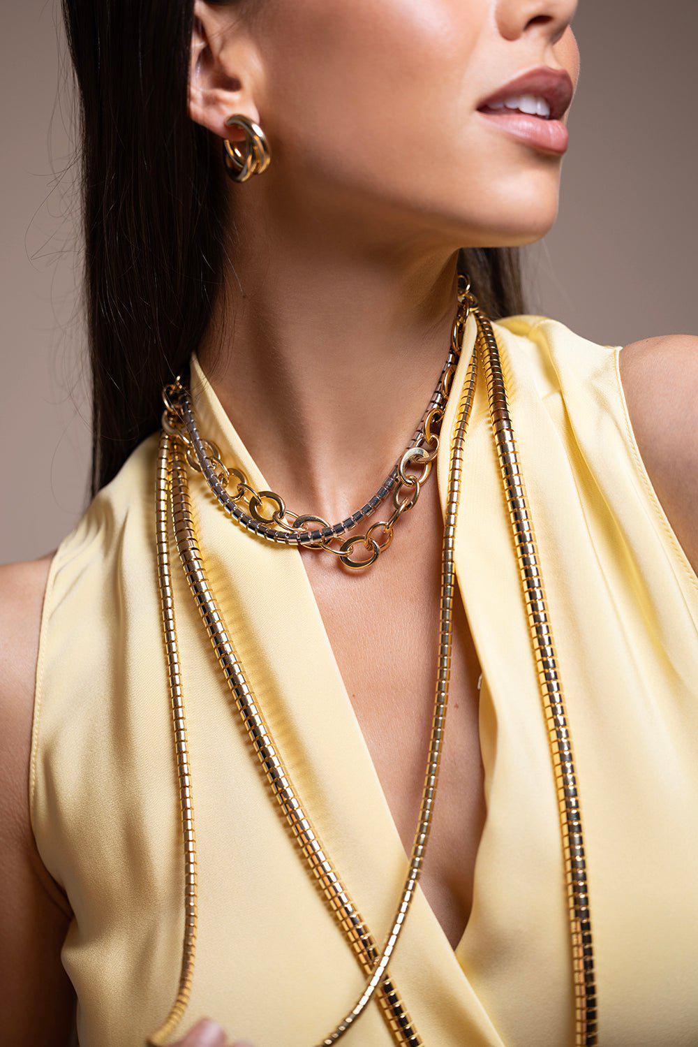 SIDNEY GARBER-Ophelia Necklace-YELLOW GOLD