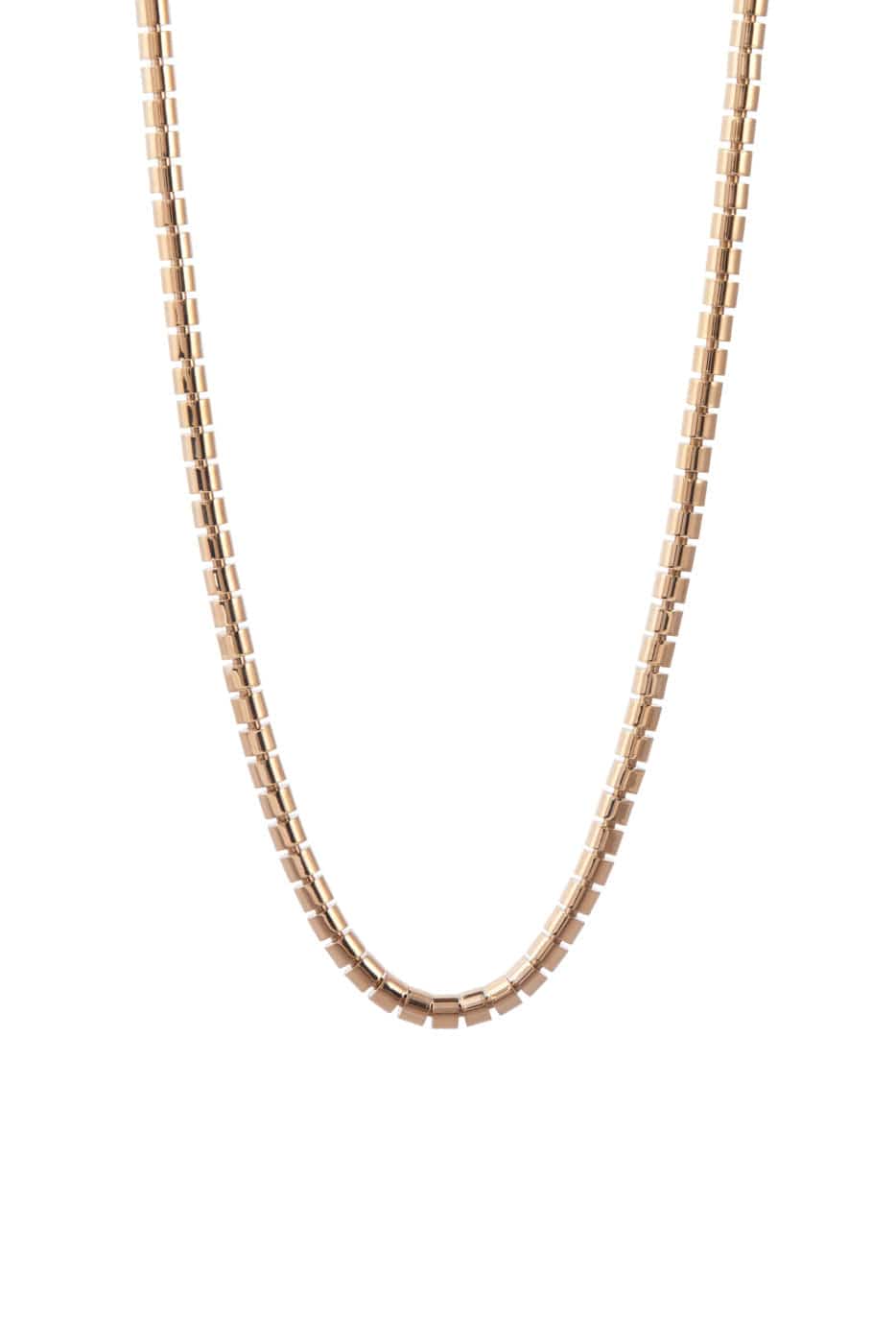SIDNEY GARBER-Skinny Ophelia Necklace - 14in - Yellow Gold-YELLOW GOLD