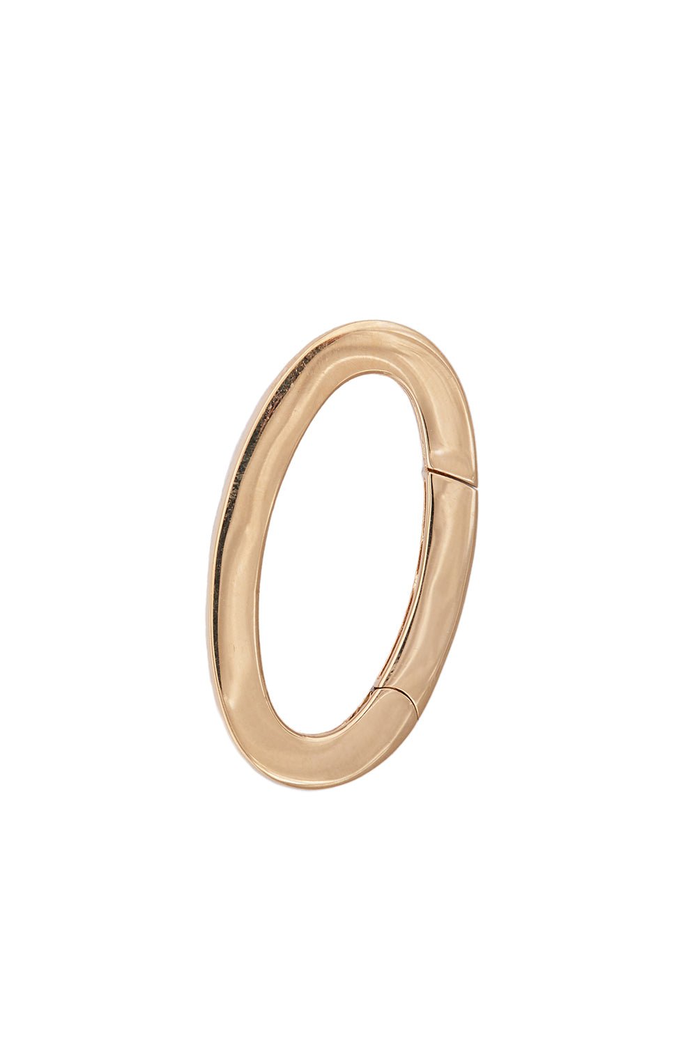 SIDNEY GARBER-Large Oval Link Clasp-YELLOW GOLD