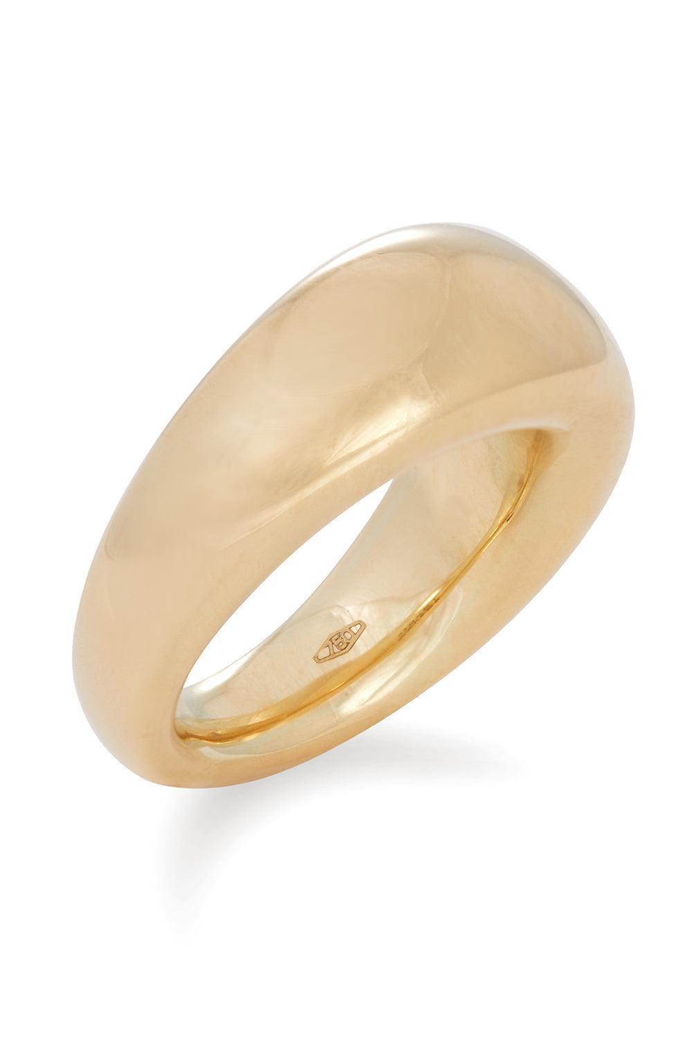 French Dome Ring - 10m - Yellow Gold-YELLOW GOLD-6-JEWELRYFINE JEWELRING-SIDNEY GARBER
