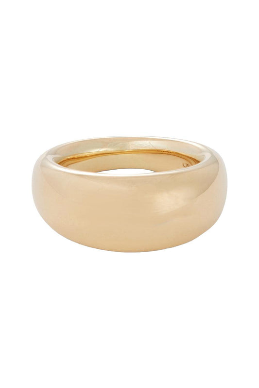 French Dome Ring - 10m - Yellow Gold-YELLOW GOLD-6-JEWELRYFINE JEWELRING-SIDNEY GARBER