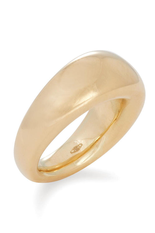 French Dome Ring-YELLOW GOLD-6-JEWELRYFINE JEWELRING-SIDNEY GARBER