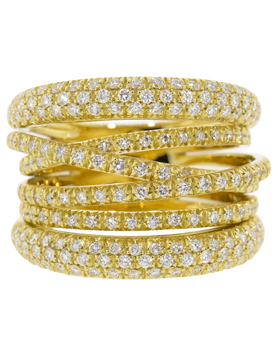 SIDNEY GARBER-Scribble Ring-YELLOW GOLD