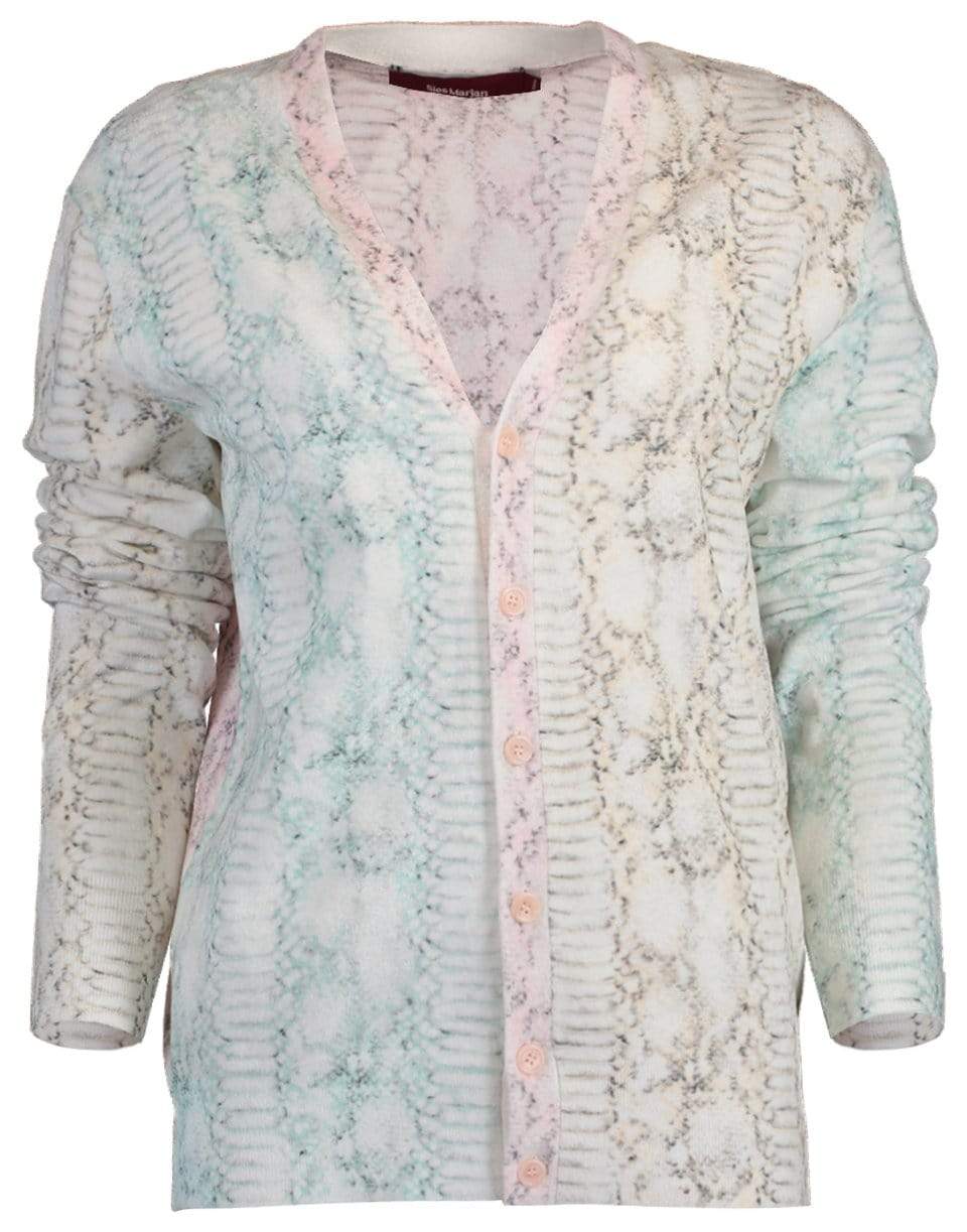 SIES MARJAN-Keleta Snake Print Cardigan-