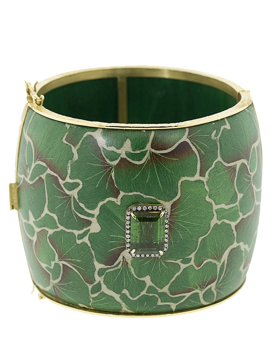SILVIA FURMANOVICH-Green Leaf Bracelet-YELLOW GOLD