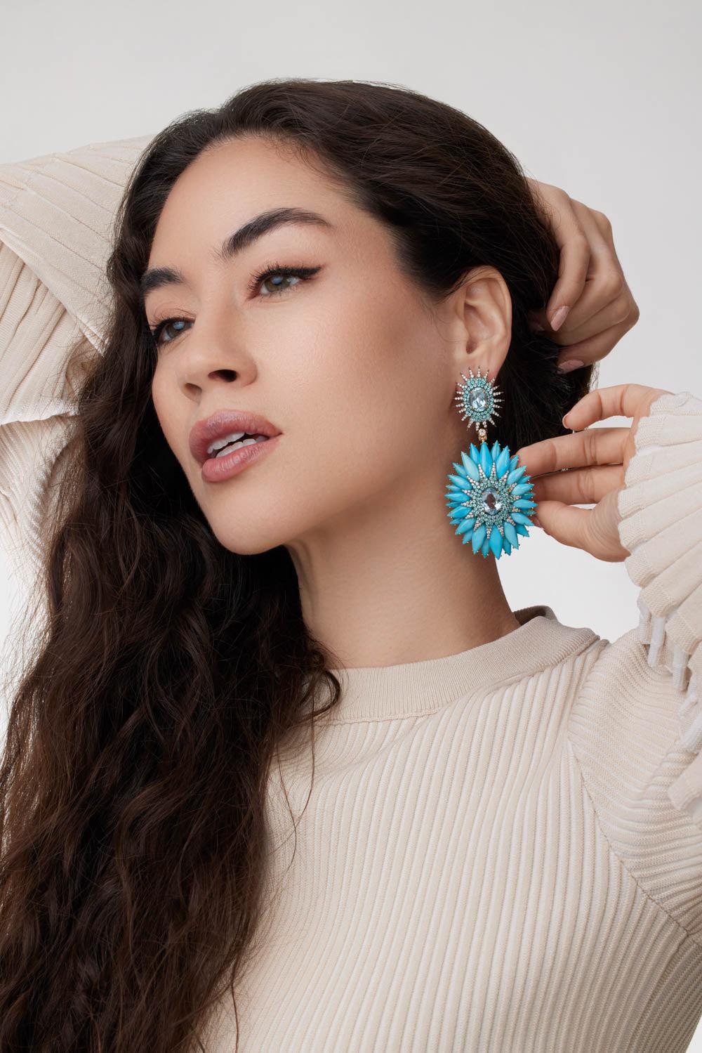 Paraiba Tourrmaline Earrings-WHITE GOLD-JEWELRYFINE JEWELEARRING-SILVIA FURMANOVICH