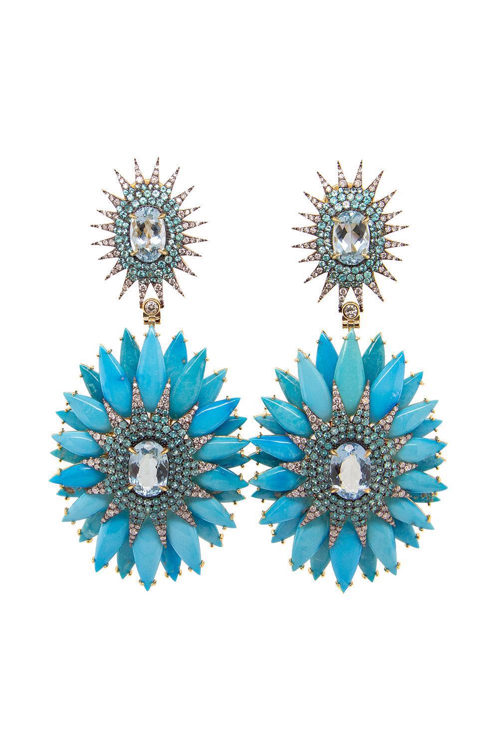 Paraiba Tourrmaline Earrings-WHITE GOLD-JEWELRYFINE JEWELEARRING-SILVIA FURMANOVICH