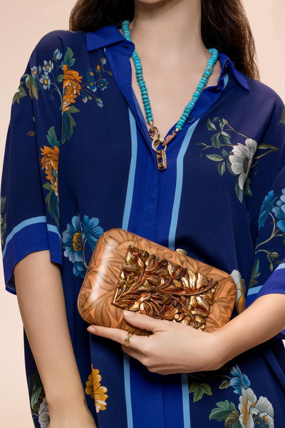 Agate Burnished Wood Plaque Clutch-YELLOW GOLD-JEWELRYFINE JEWELMISC-SILVIA FURMANOVICH