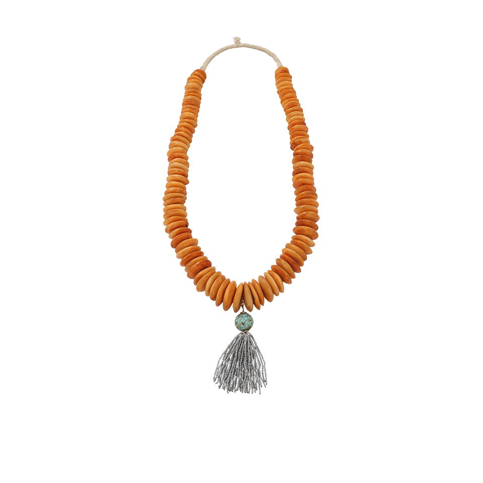SILVIA FURMANOVICH-Pom Pom Necklace-YELLOW GOLD