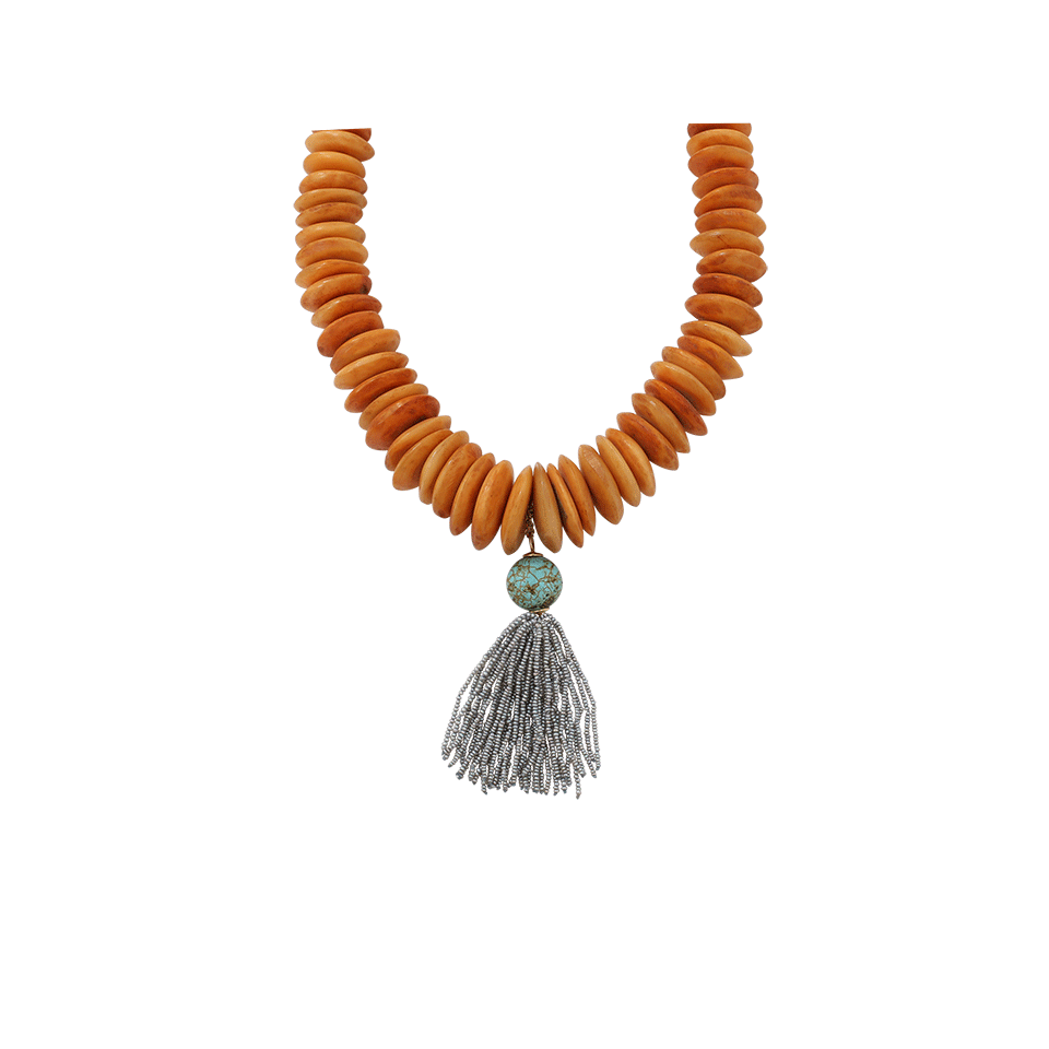 SILVIA FURMANOVICH-Pom Pom Necklace-YELLOW GOLD
