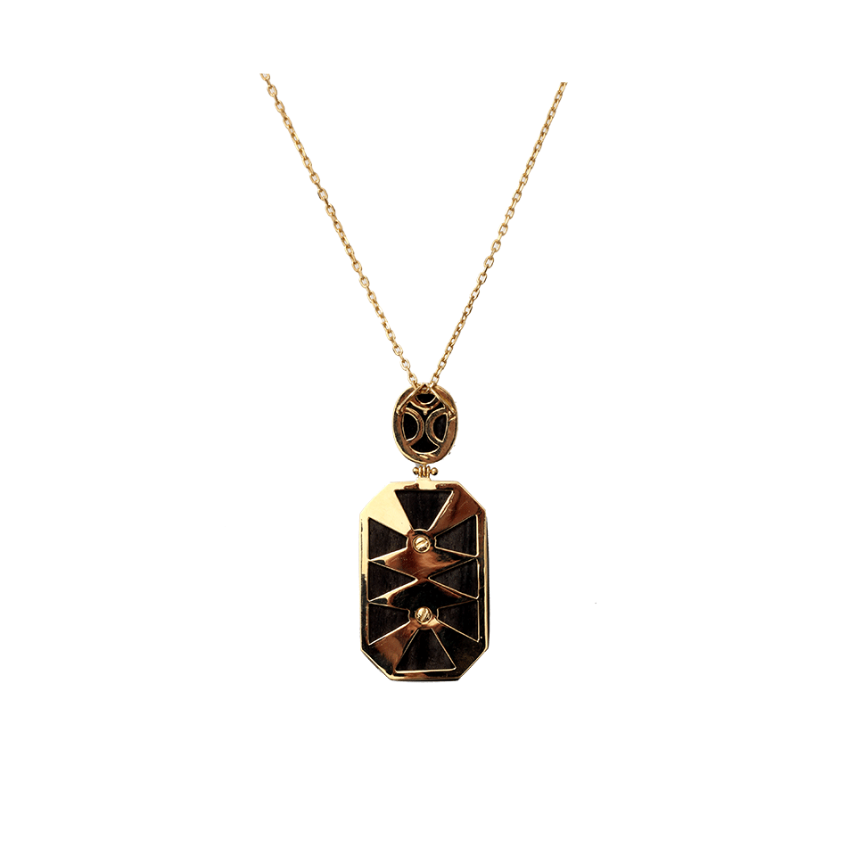 SILVIA FURMANOVICH-Ruby And Diamond Pendant Necklace-YELLOW GOLD