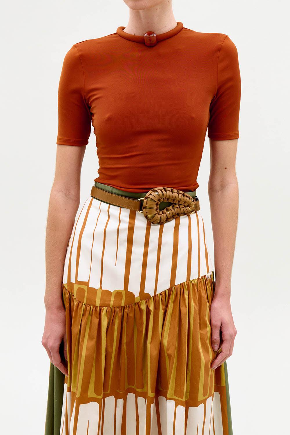 Renata Belt - Camel-BROWN-M-ACCESSORIESPECIALPOP UP-SILVIA TCHERASSI