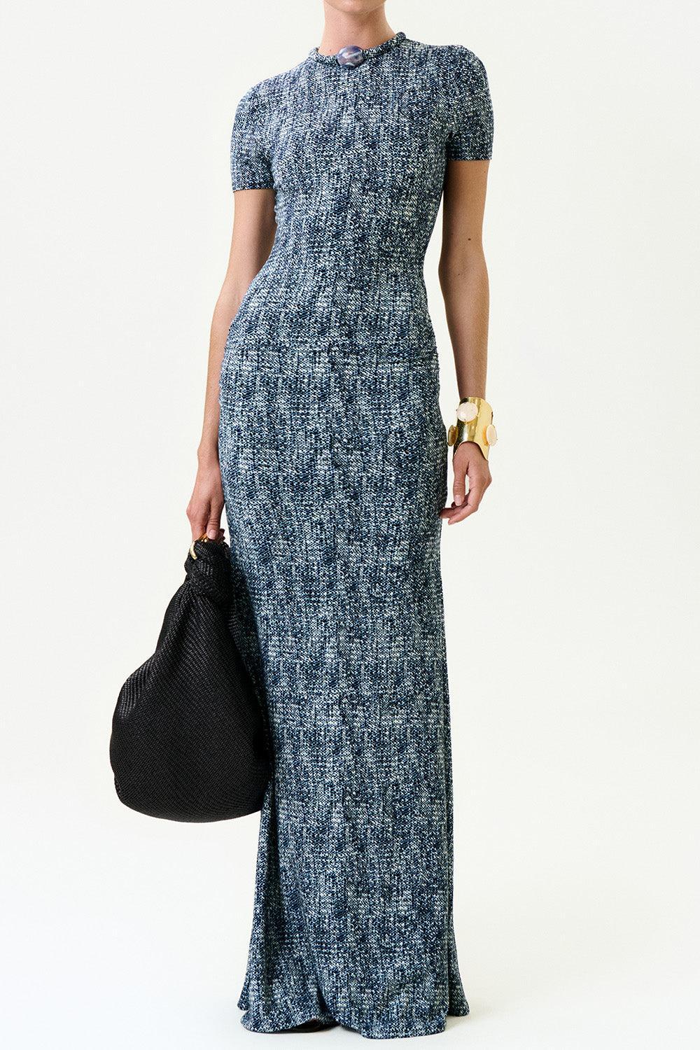 Yara Dress - Blue Print-BLUE-XS-CLOTHINGDRESSCASUAL-SILVIA TCHERASSI
