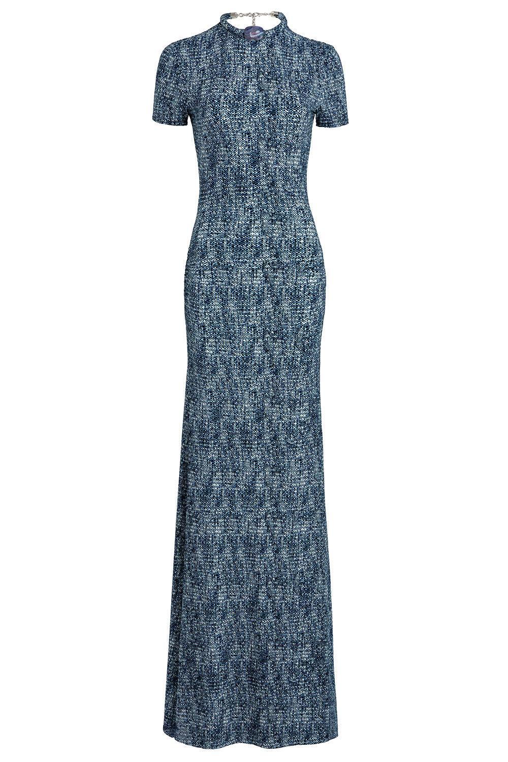  Yara Dress - Blue Print-BLUE-XS-CLOTHINGDRESSCASUAL-SILVIA TCHERASSI 