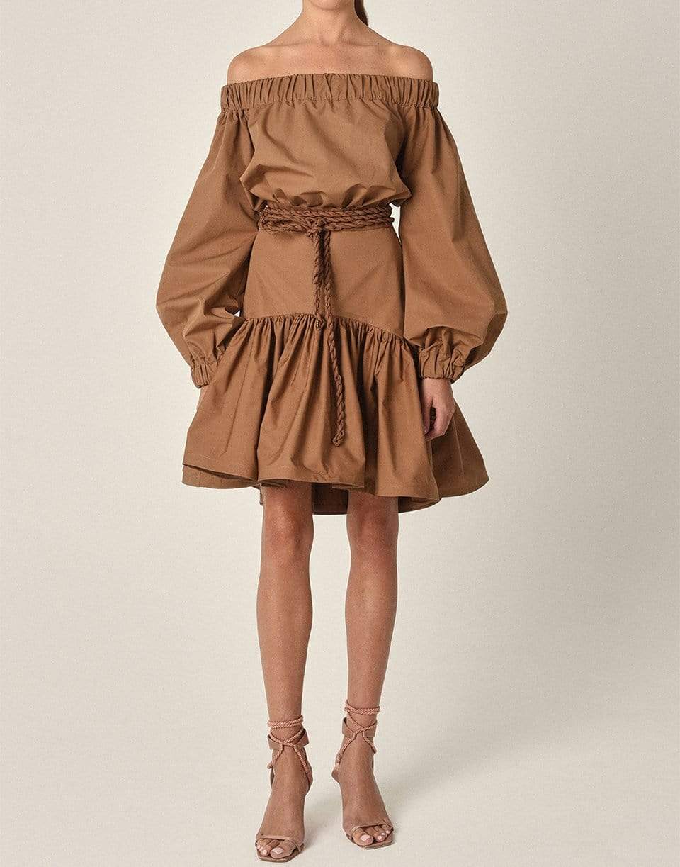 SILVIA TCHERASSI-Castegnato Off The Shoulder Dress-