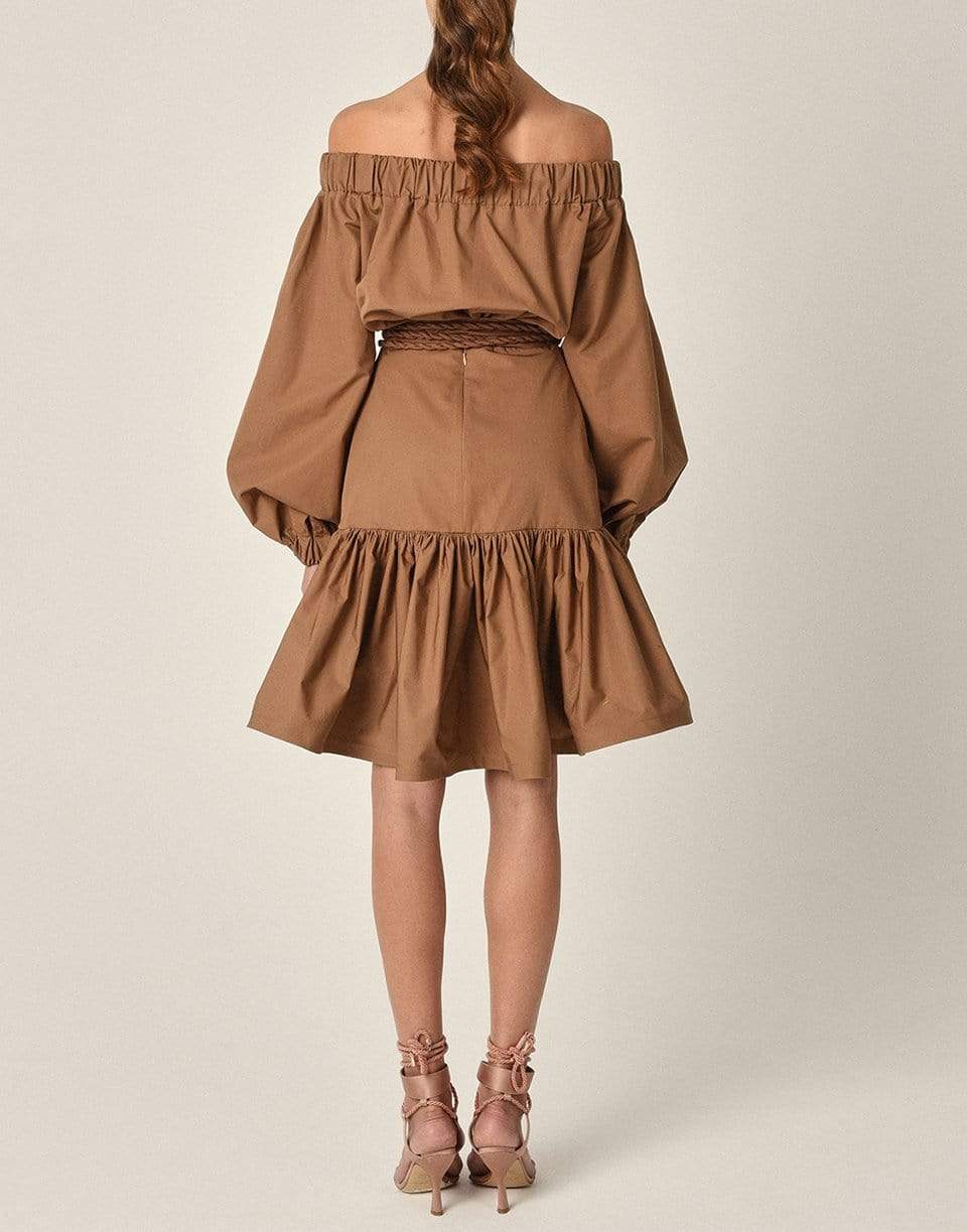 SILVIA TCHERASSI-Castegnato Off The Shoulder Dress-
