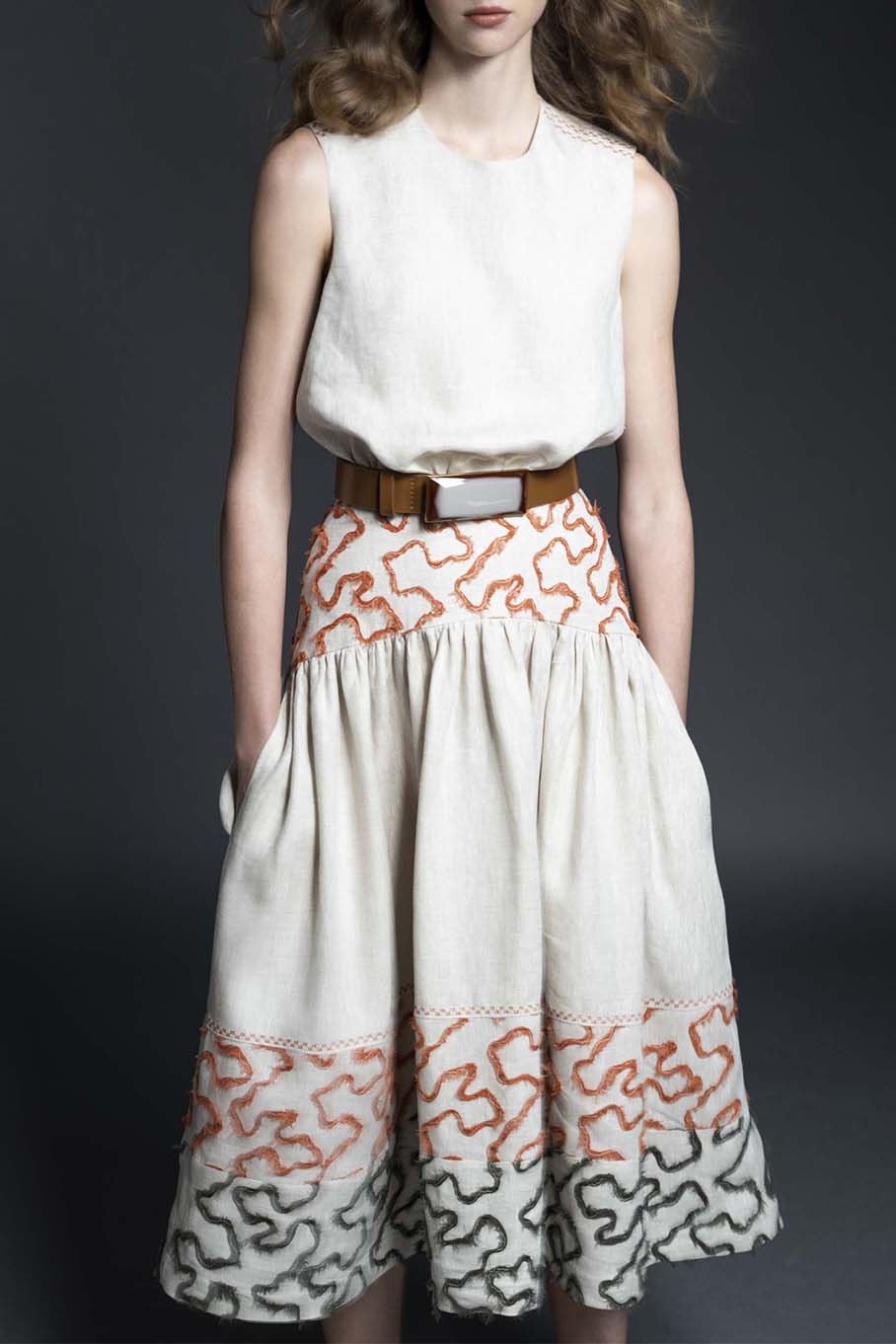 SILVIA TCHERASSI-Olive Dress-