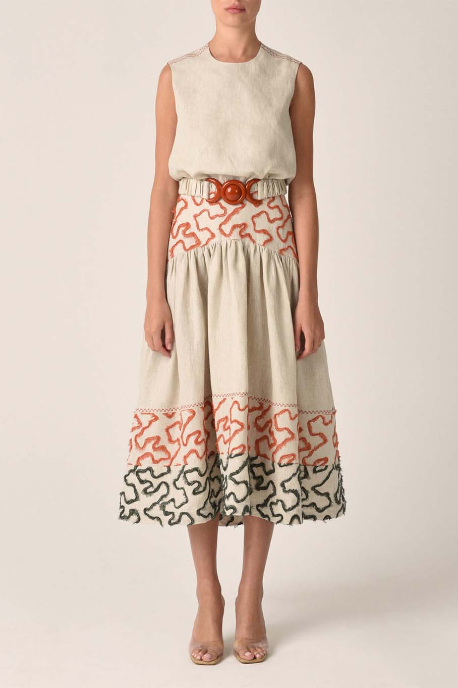 SILVIA TCHERASSI-Olive Dress-