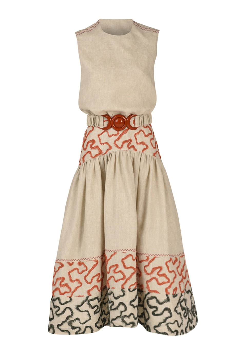 SILVIA TCHERASSI-Olive Dress-