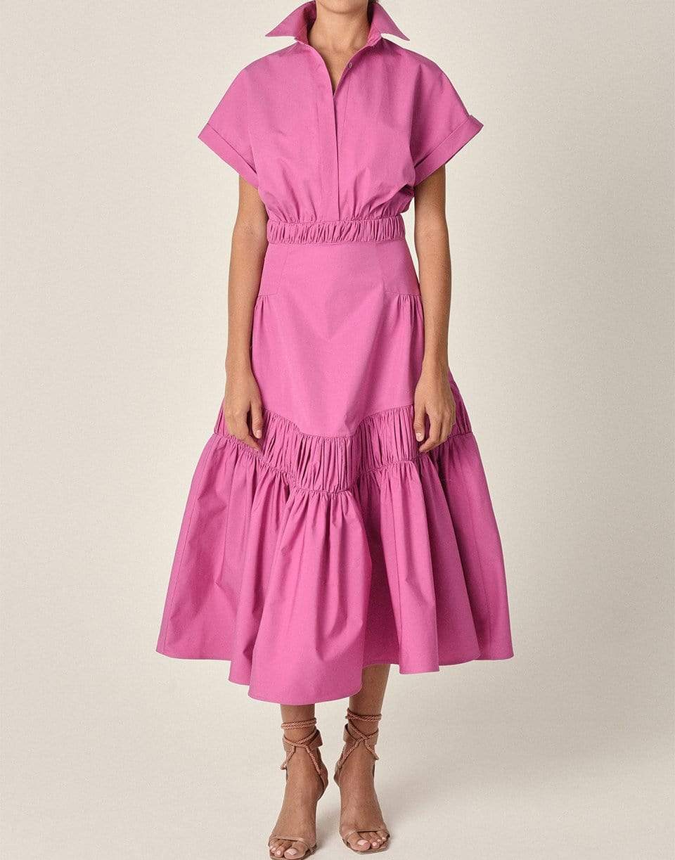 SILVIA TCHERASSI-Miniato Collared Dress-