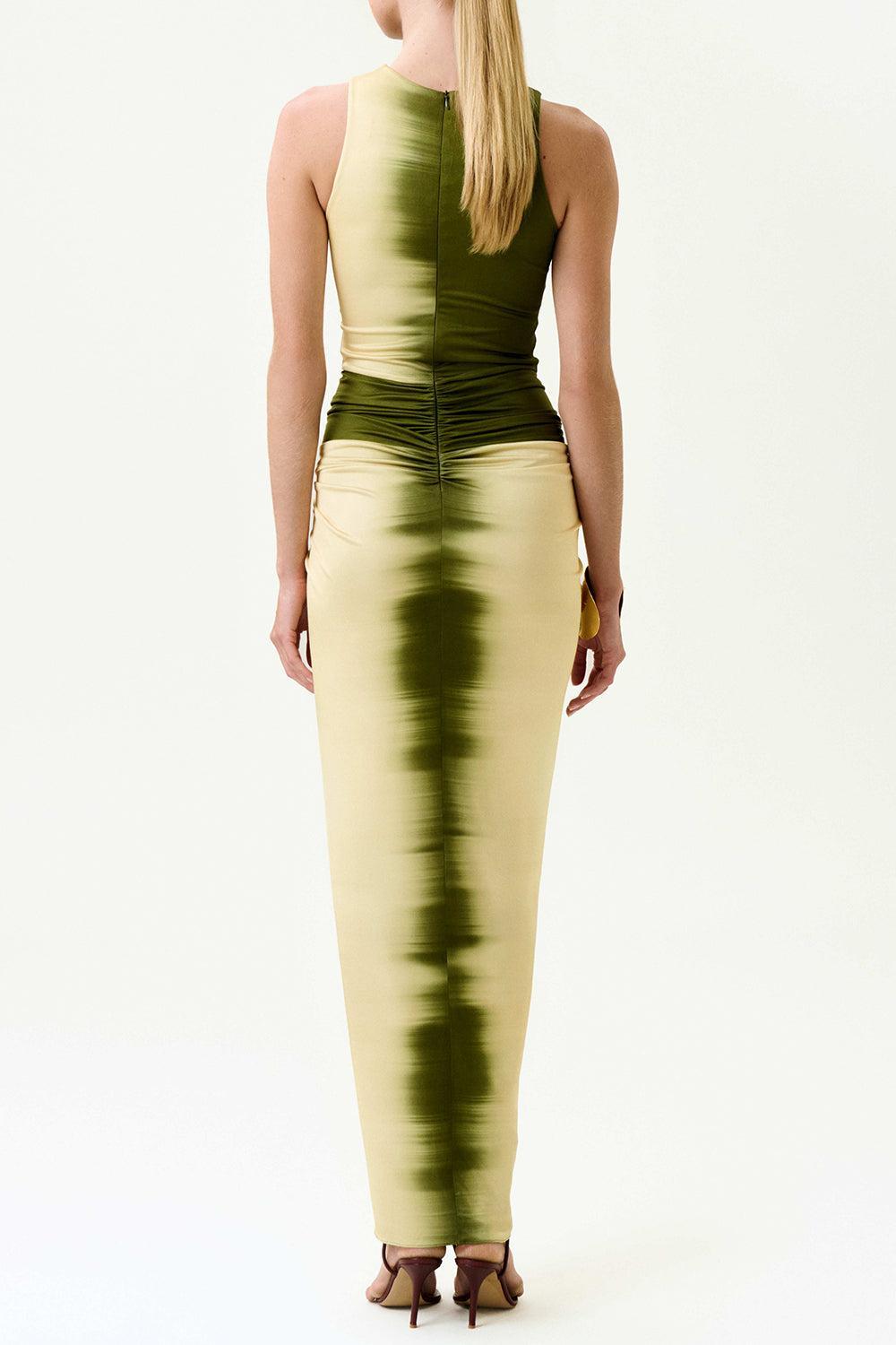  Leni Dress - Green Mirange-GREEN-XS-CLOTHINGDRESSCASUAL-SILVIA TCHERASSI 