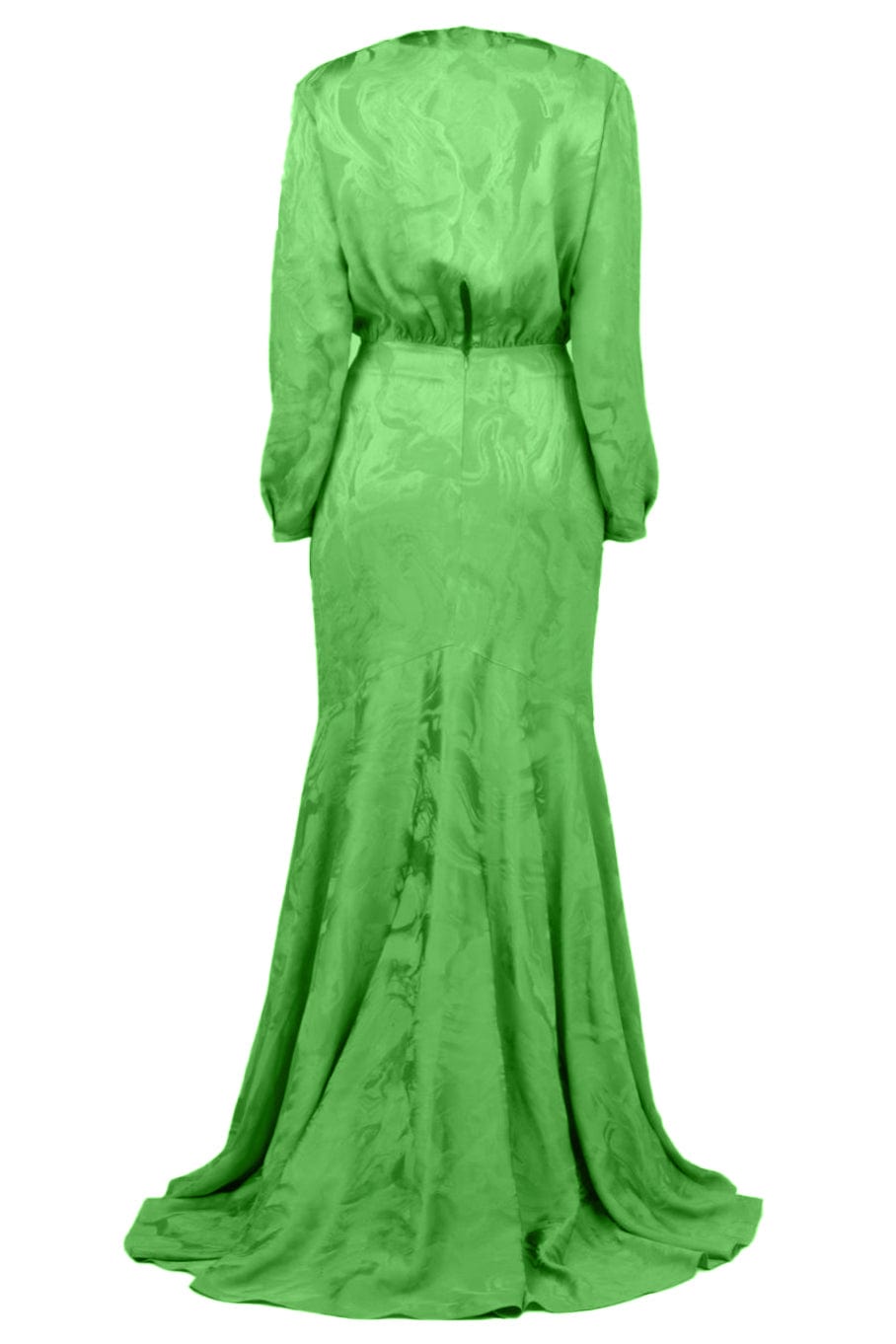 mariah carey green dress Kelly Green Slit Dress main image 0