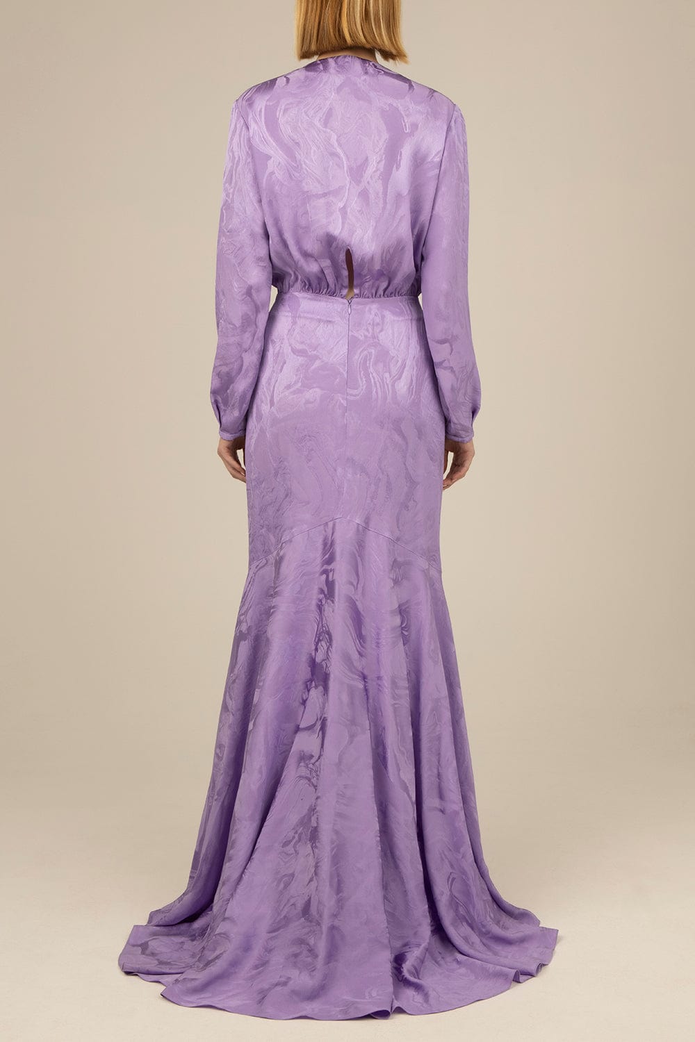 SILVIA TCHERASSI-Albarella Dress - Lilac-