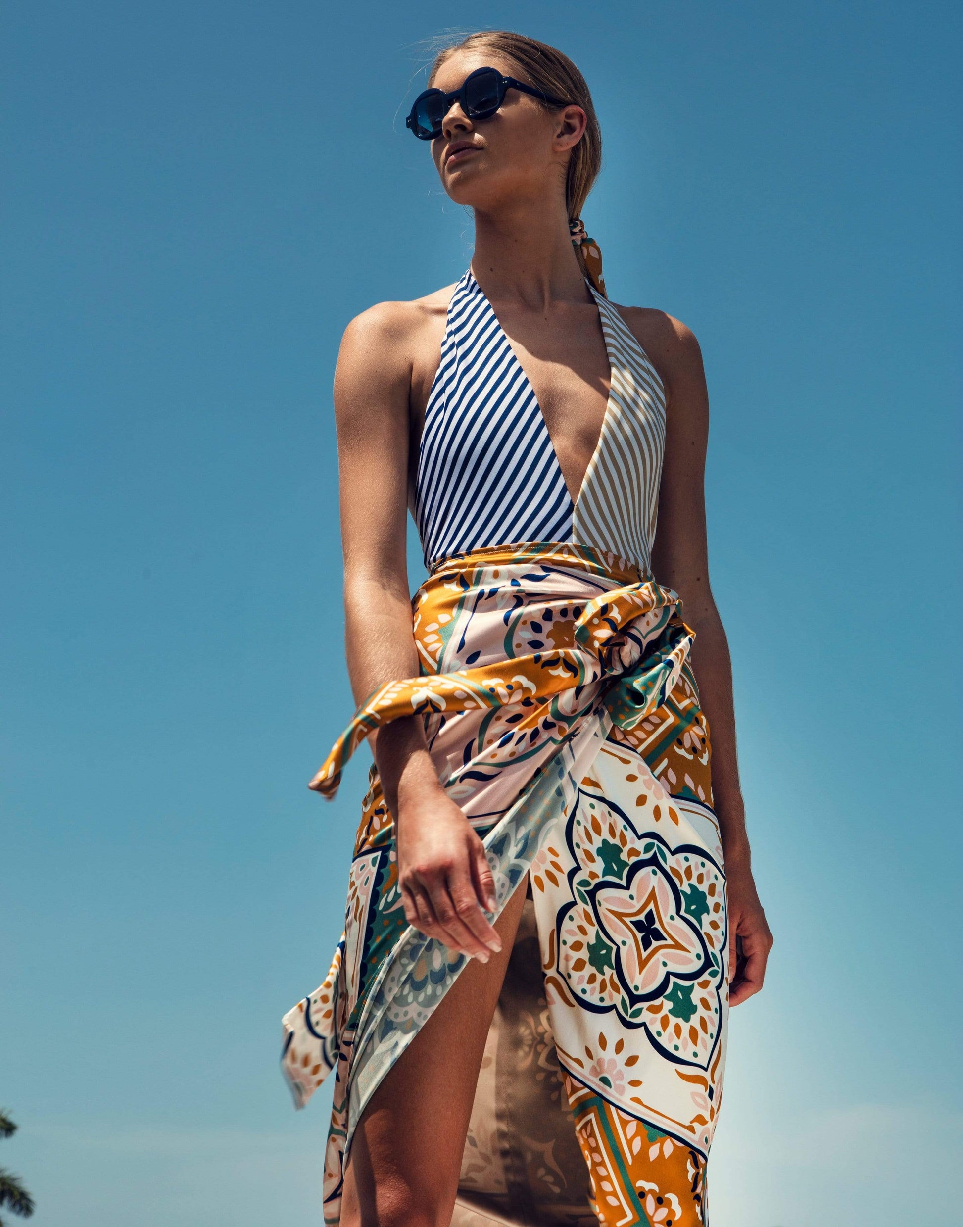 SILVIA TCHERASSI-Macumba One Piece Swimsuit-