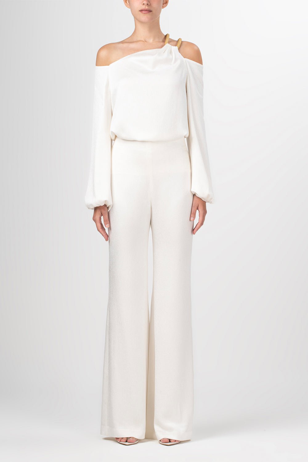 Palermo Pant - White CLOTHINGPANTWIDE LEG SILVIA TCHERASSI   